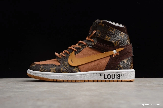 Rep OW x Off-Louis AQ0818-158 Air Jordan AJ1 1 0816